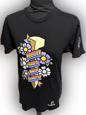 Mitchell & Ness Black Atlanta United MLS Floral Logo Tee Small